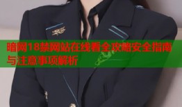 暗网18禁网站在线看全攻略安全指南与注意事项解析