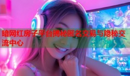 暗网红房子平台揭秘匿名交易与隐秘交流中心