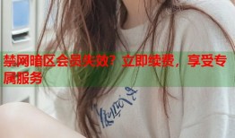 禁网暗区会员失效？立即续费，享受专属服务