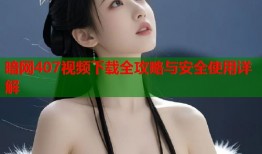 暗网407视频下载全攻略与安全使用详解