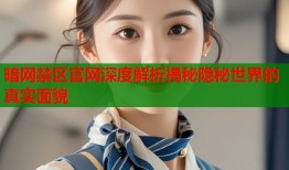 暗网禁区官网深度解析揭秘隐秘世界的真实面貌