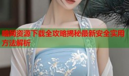 暗网资源下载全攻略揭秘最新安全实用方法解析