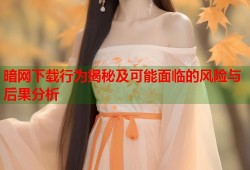 暗网下载行为揭秘及可能面临的风险与后果分析