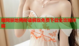 暗网禁地揭秘破解版免费下载全攻略详解