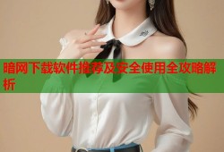 暗网下载软件推荐及安全使用全攻略解析