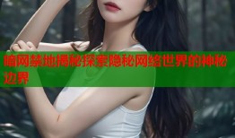 暗网禁地揭秘探索隐秘网络世界的神秘边界