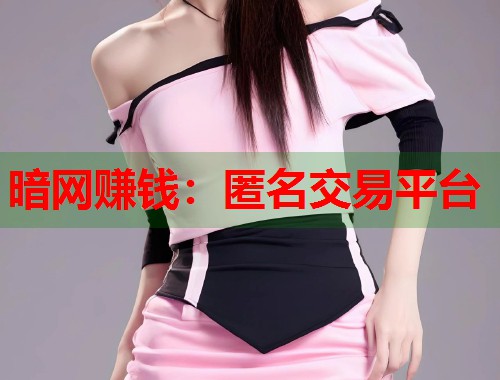 暗网赚钱：匿名交易平台