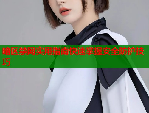 暗区禁网实用指南快速掌握安全防护技巧