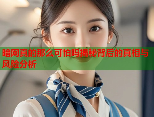 暗网真的那么可怕吗揭秘背后的真相与风险分析