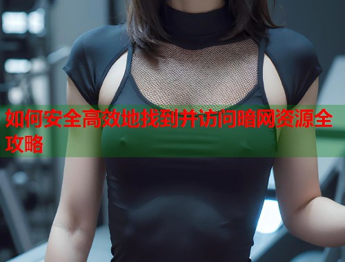 如何安全高效地找到并访问暗网资源全攻略