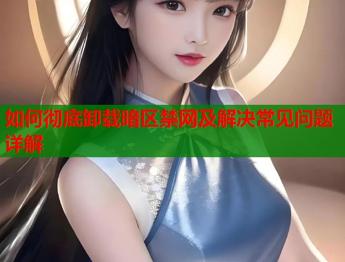 如何彻底卸载暗区禁网及解决常见问题详解