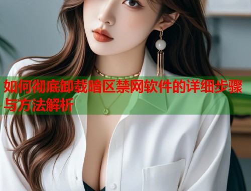 如何彻底卸载暗区禁网软件的详细步骤与方法解析