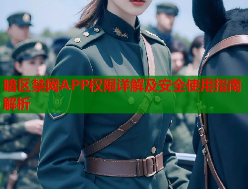 暗区禁网APP权限详解及安全使用指南解析