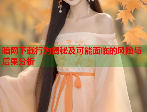 暗网下载行为揭秘及可能面临的风险与后果分析