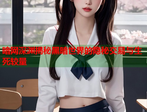 暗网深渊揭秘黑暗世界的隐秘交易与生死较量