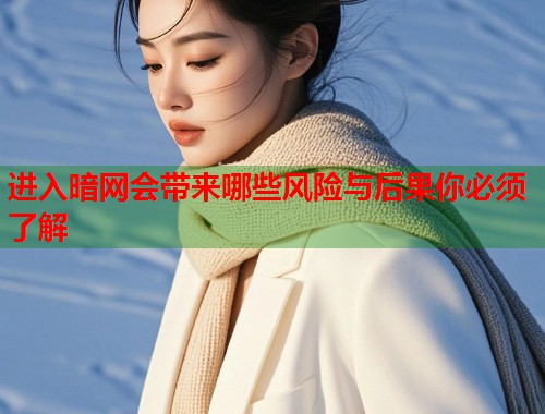 进入暗网会带来哪些风险与后果你必须了解