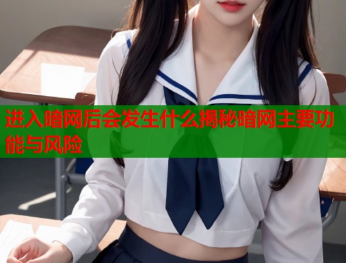 进入暗网后会发生什么揭秘暗网主要功能与风险